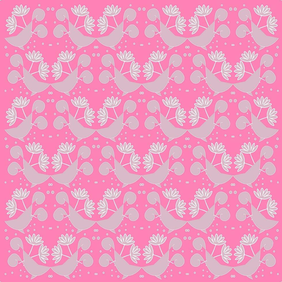 patrón floral sin fisuras. rama con hojas de textura ornamental. florecer, naturaleza, verano, jardín, texturado, plano de fondo vector