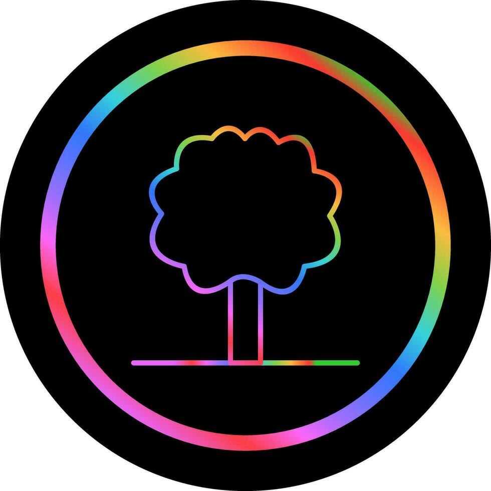 icono de vector de árbol