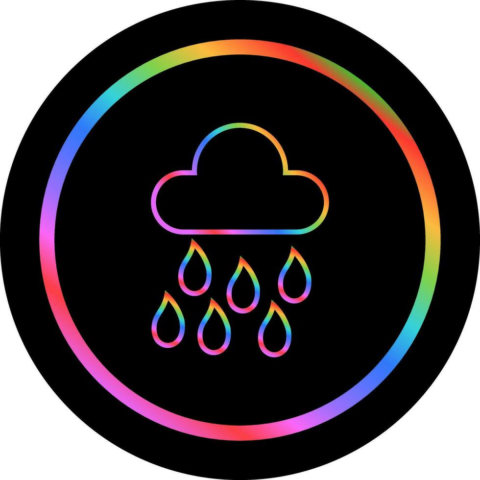 Raining Vector Icon