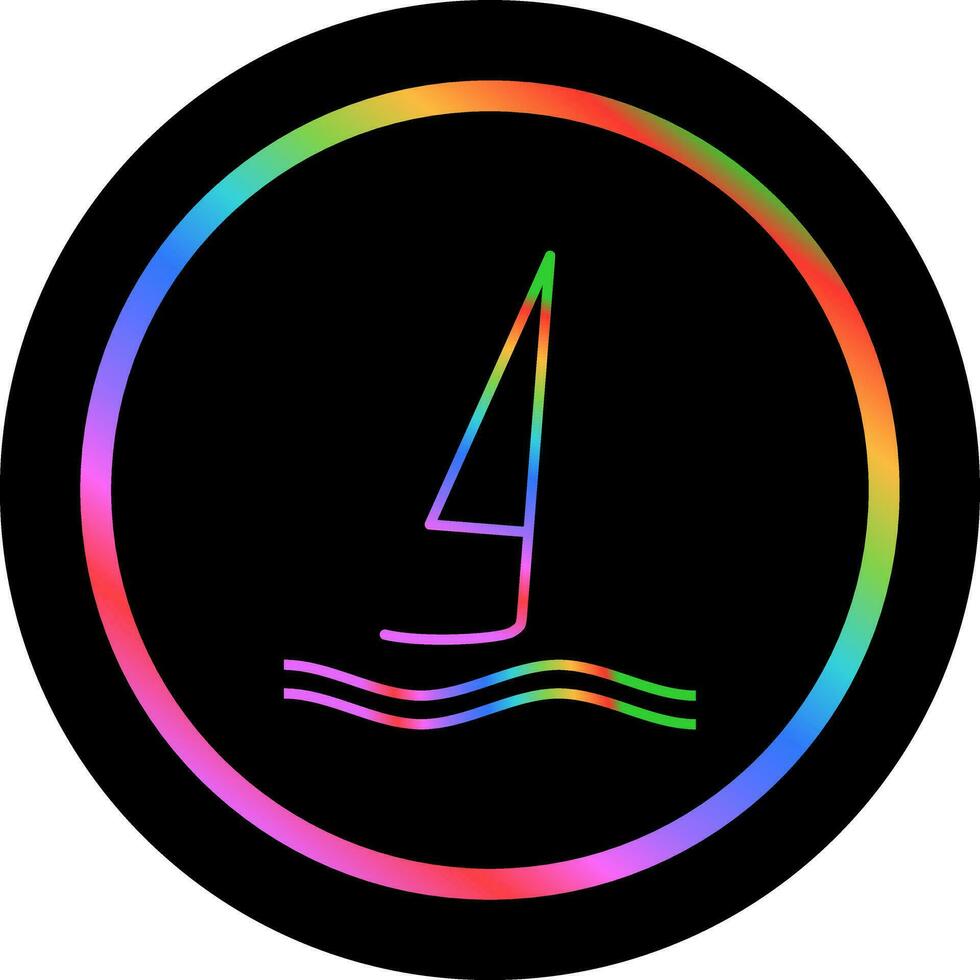 Surfing Vector Icon