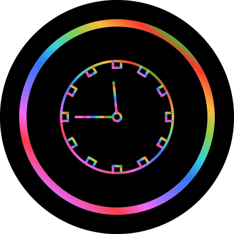 Wall Clock Vector Icon