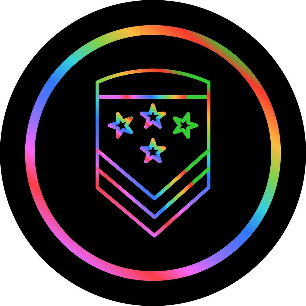 Military Badge Vector Icon