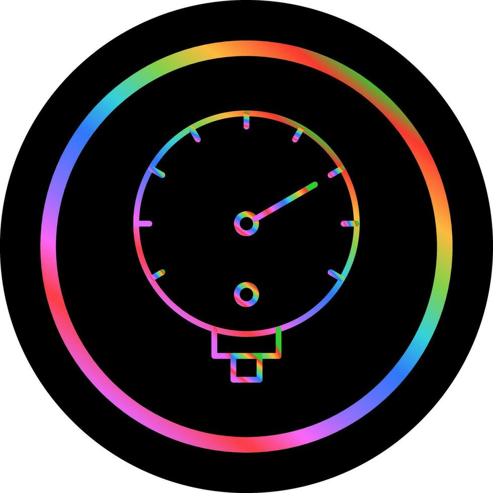 Pressure Gauge Vector Icon