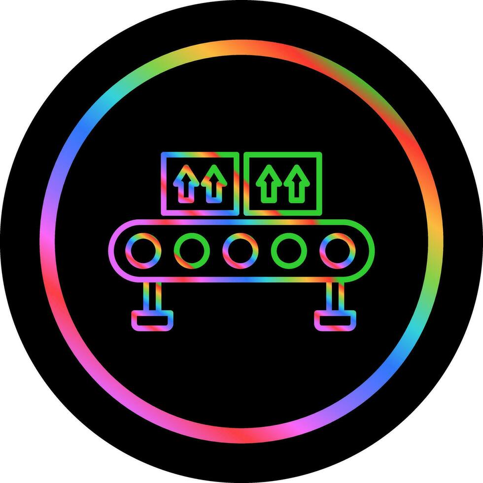 Assembly Line Vector Icon