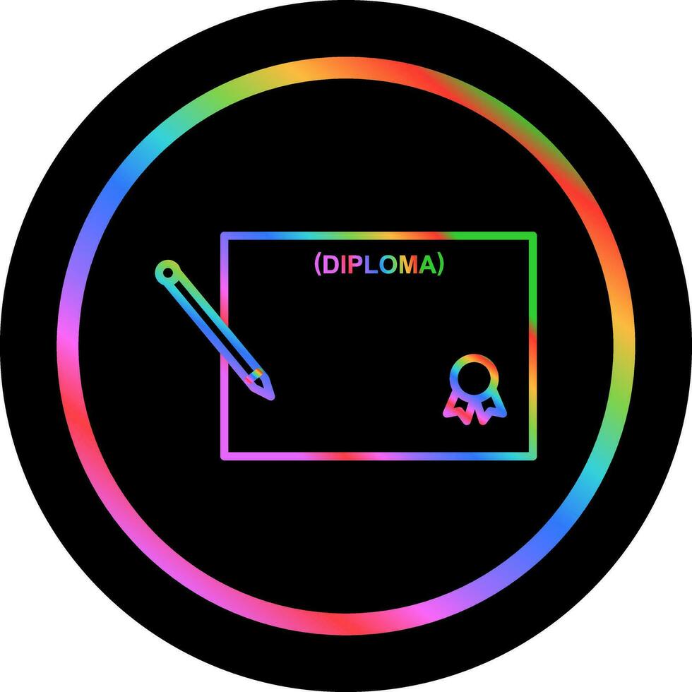 Diploma Vector Icon