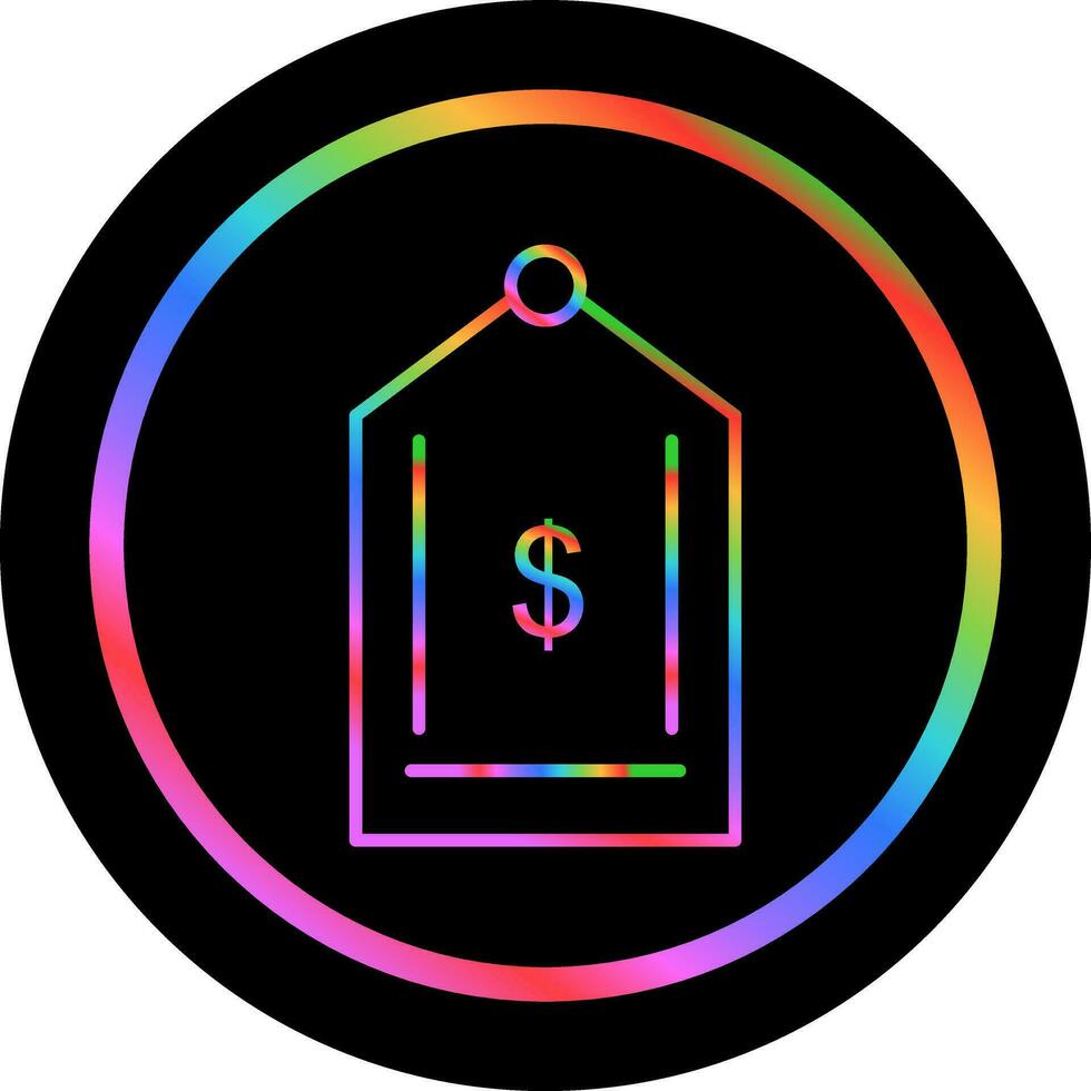 Dollar Tag Vector Icon