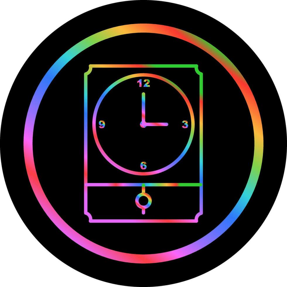 icono de vector de reloj grande