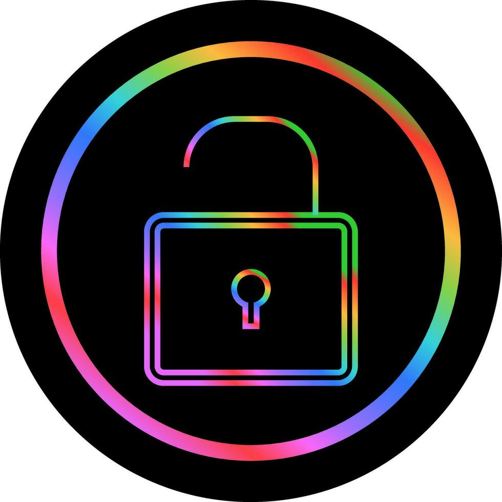 Open Lock Vector Icon Vector Icon