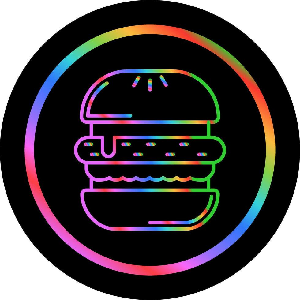 icono de vector de hamburguesa