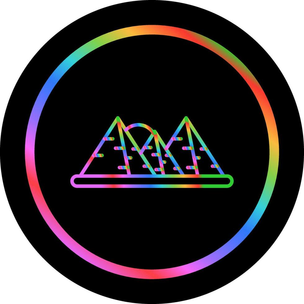 Pyramid Vector Icon