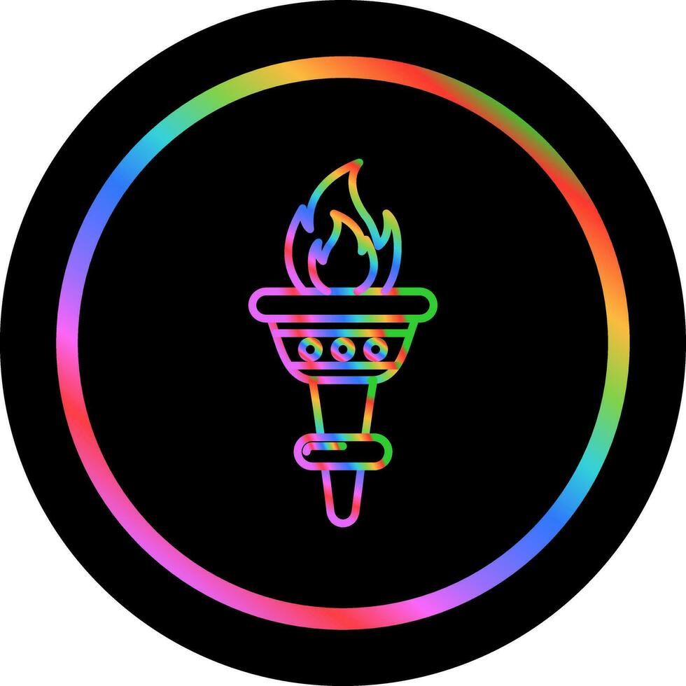 Torch Vector Icon