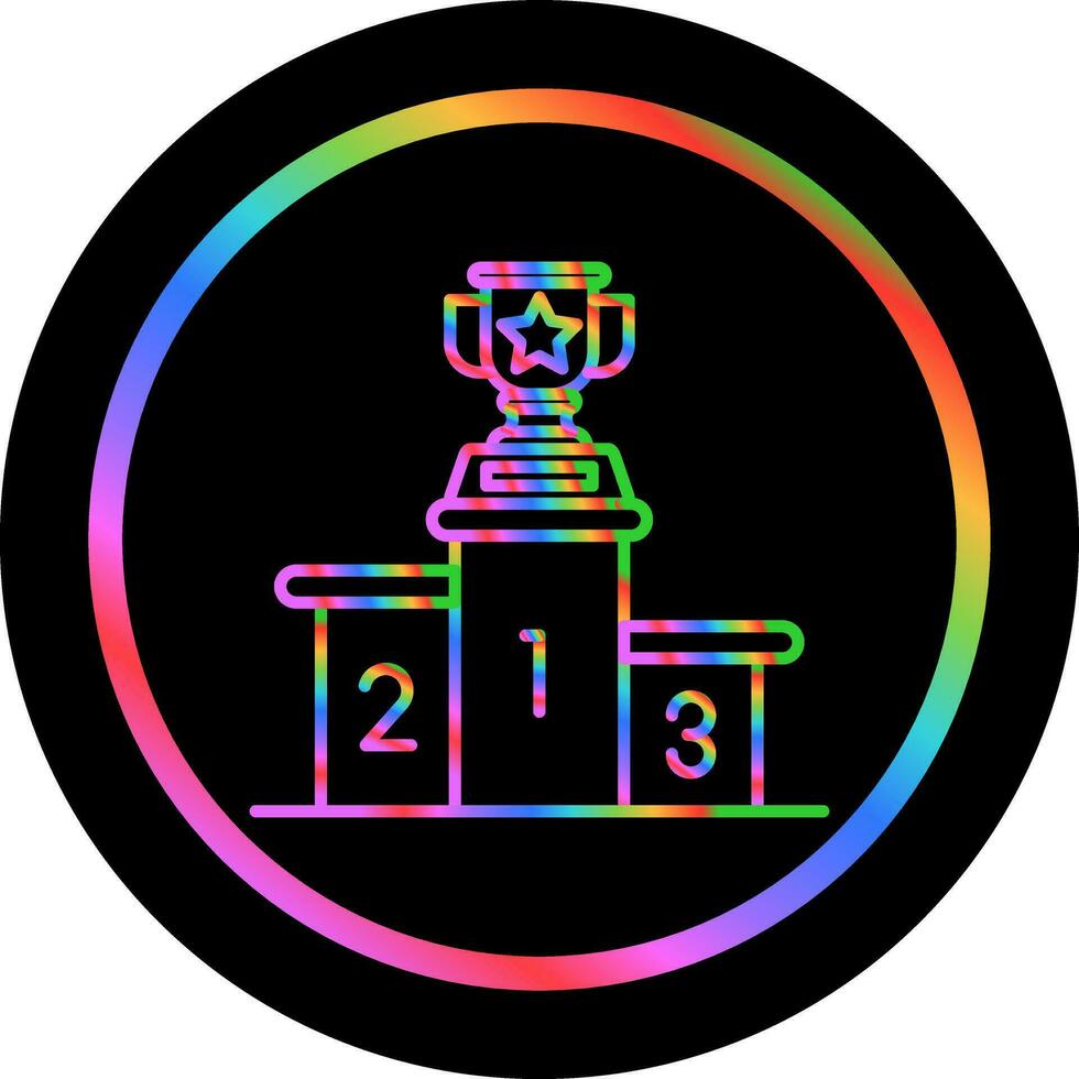 Podium Vector Icon