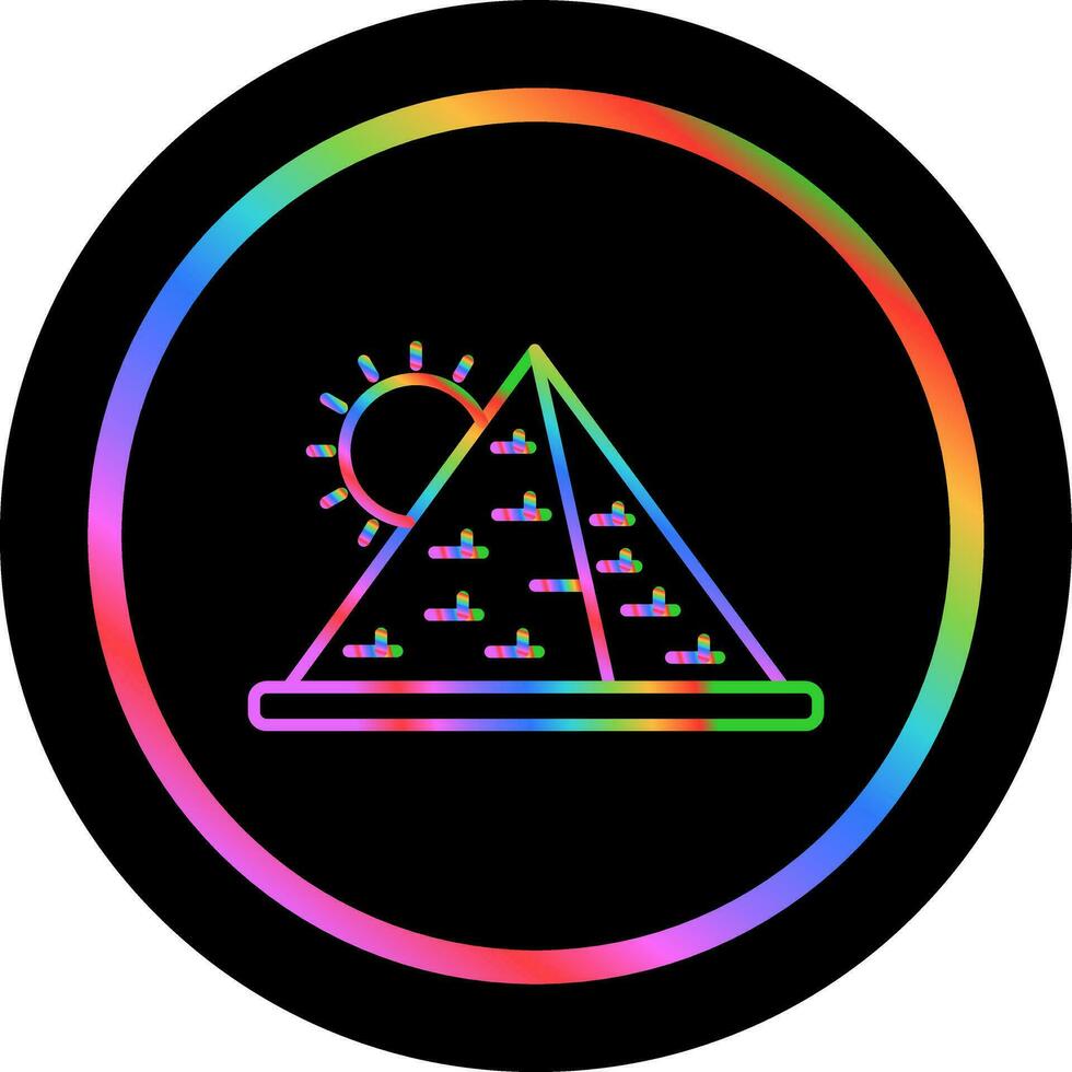 Pyramid Vector Icon