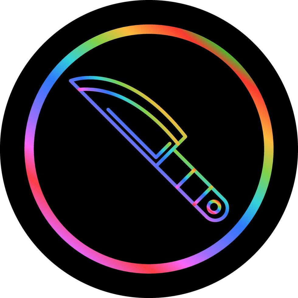 icono de vector de cuchillo