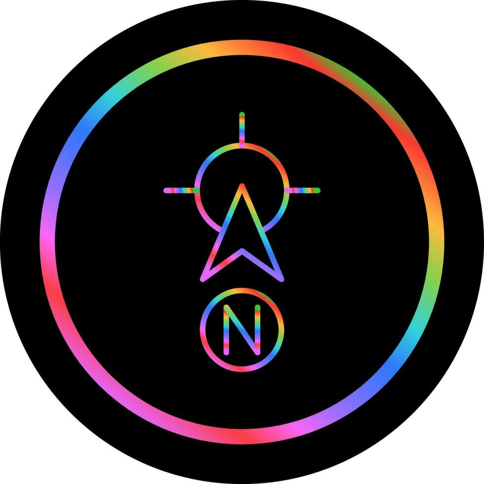 North Vector Icon