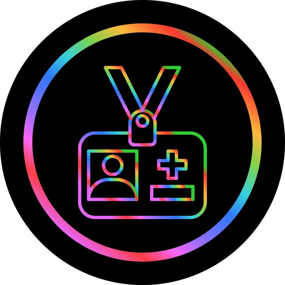 Medical Id Vector Icon