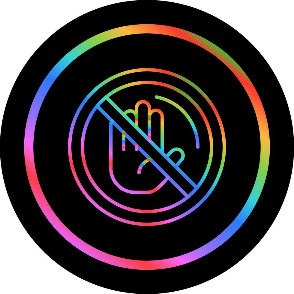 No Passing Vector Icon