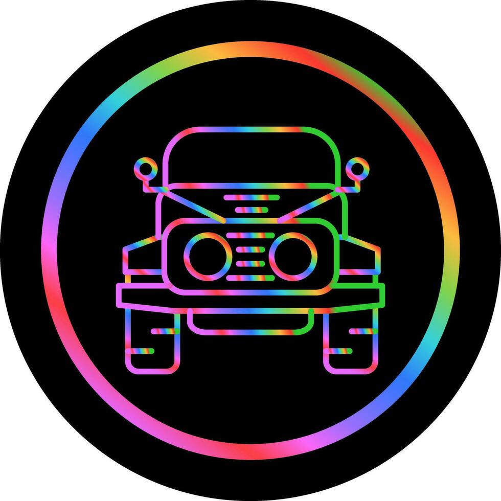 icono de vector de jeep