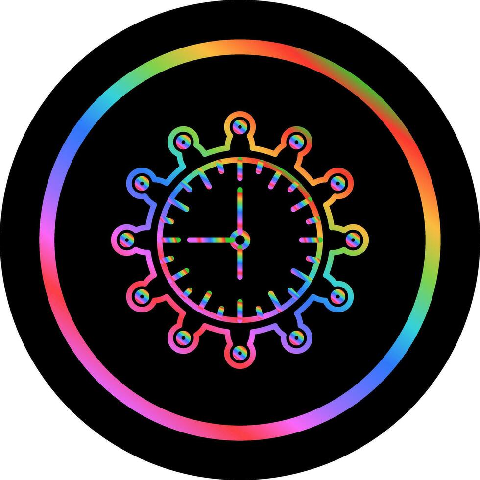 icono de vector de reloj