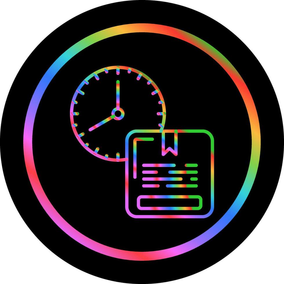 On Time Delivery Vector Icon