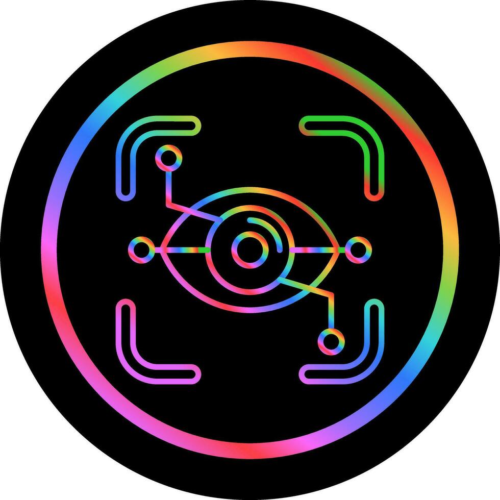 Eye Recognition Vector Icon