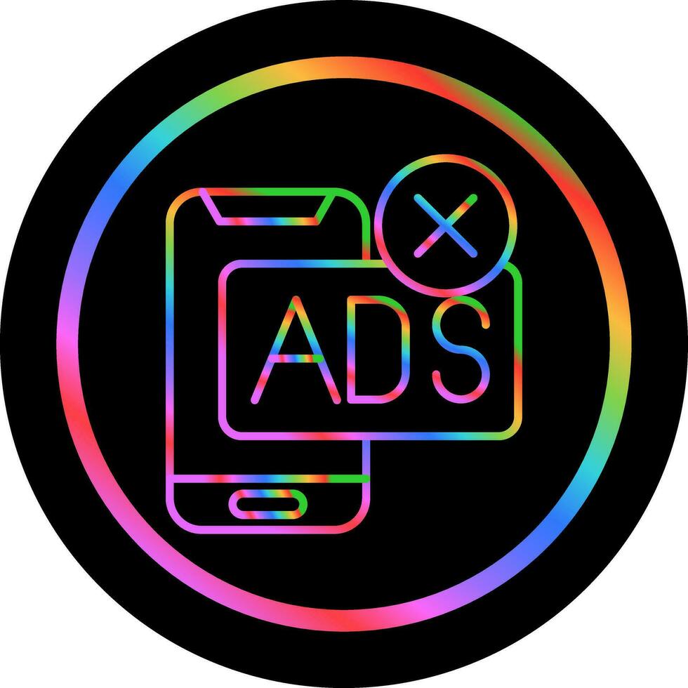 AD Block Vector Icon