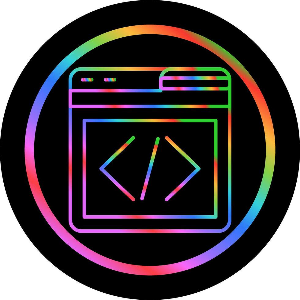 Web Programing Vector Icon