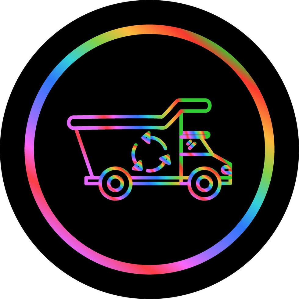 Recycling Truck Vector Icon