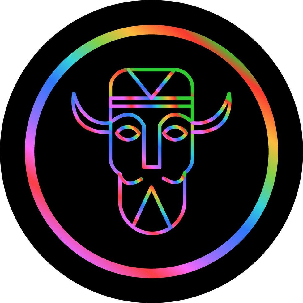 African Mask Vector Icon