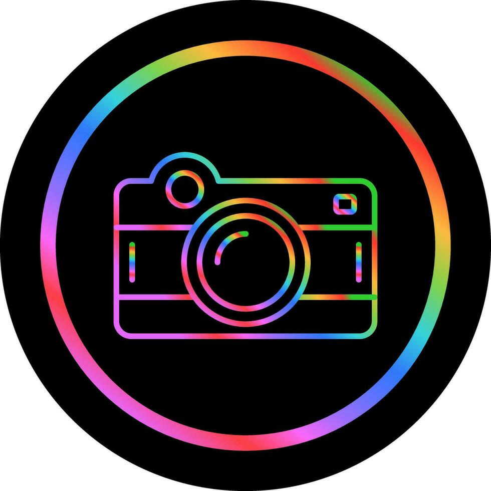 icono de vector de cámara de fotos