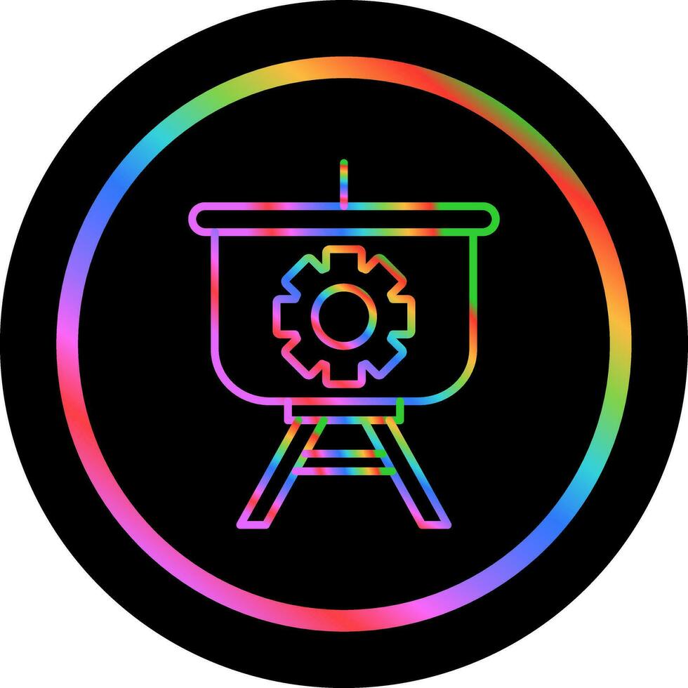 Setting Presentation Vector Icon