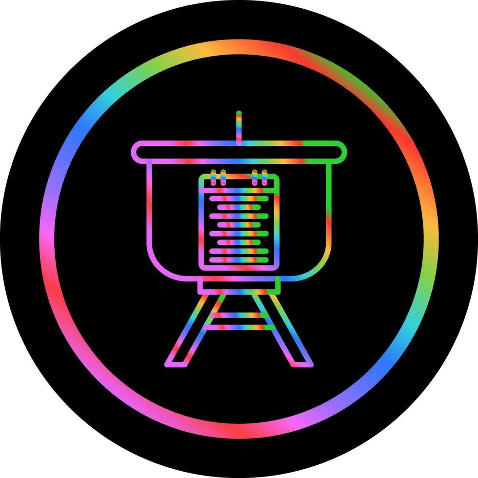 Menu Presentation Vector Icon
