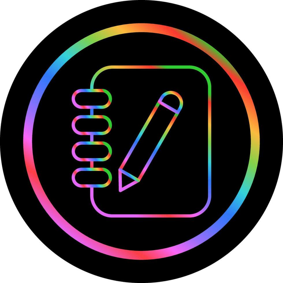 Notebook Vector Icon
