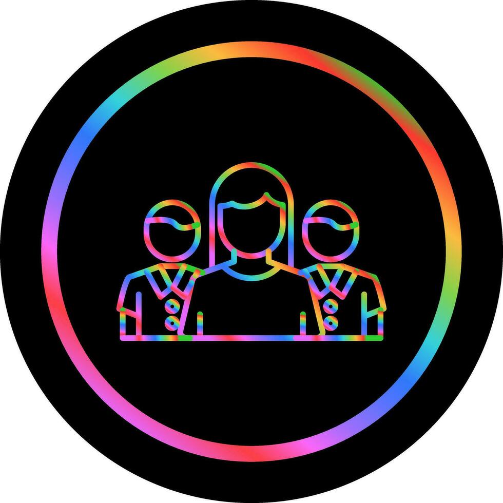Team Leader Vector Icon
