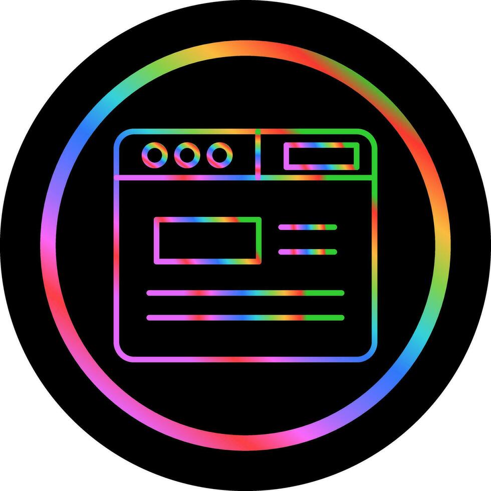 Webpage Vector Icon
