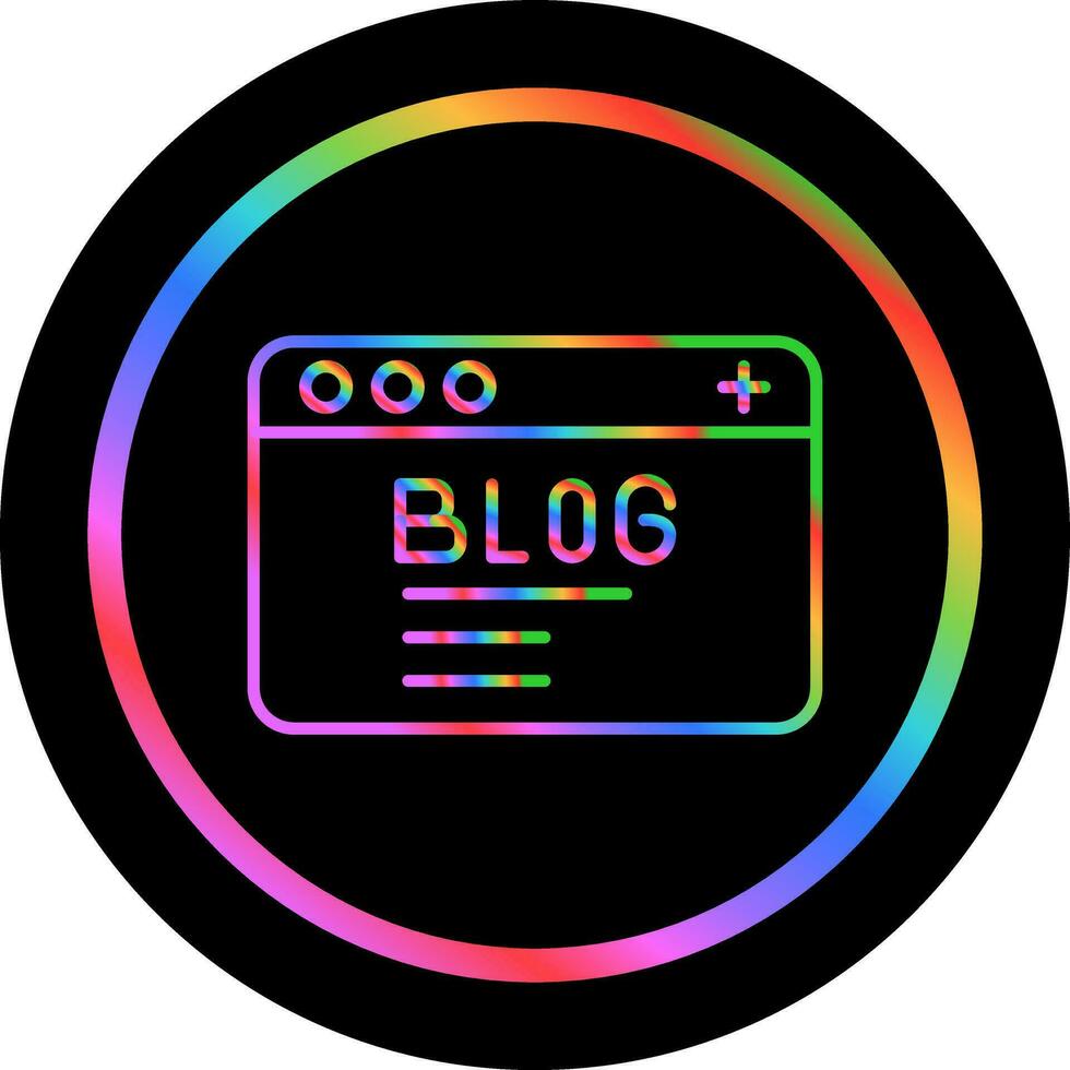 Blog Vector Icon