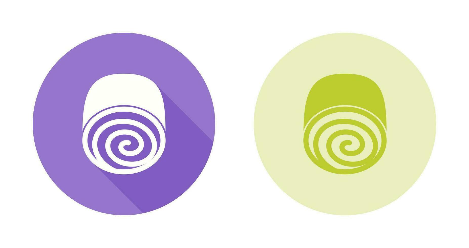 Swiss roll Vector Icon