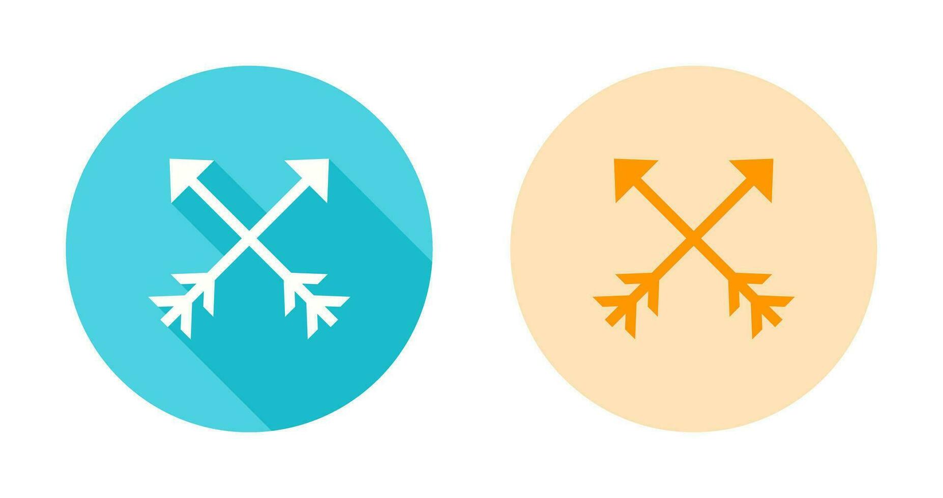 Two Arrows Vector Icon