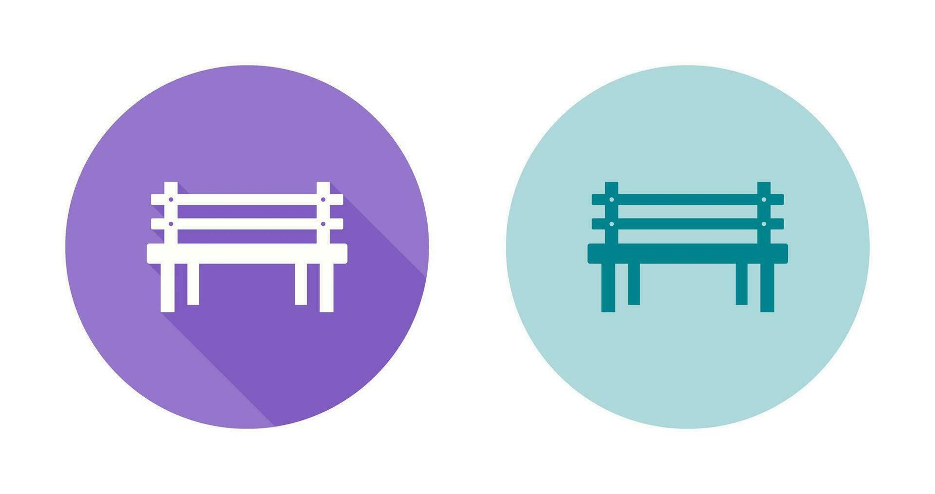 Wooden Bench Vector Icon