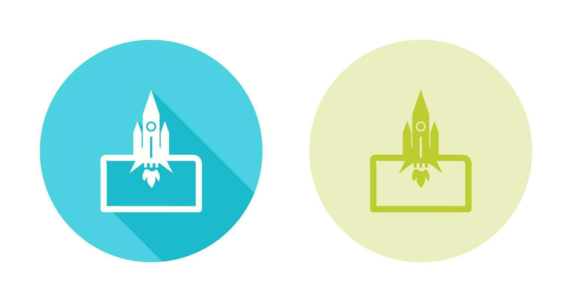 Rocket Launched Vector Icon