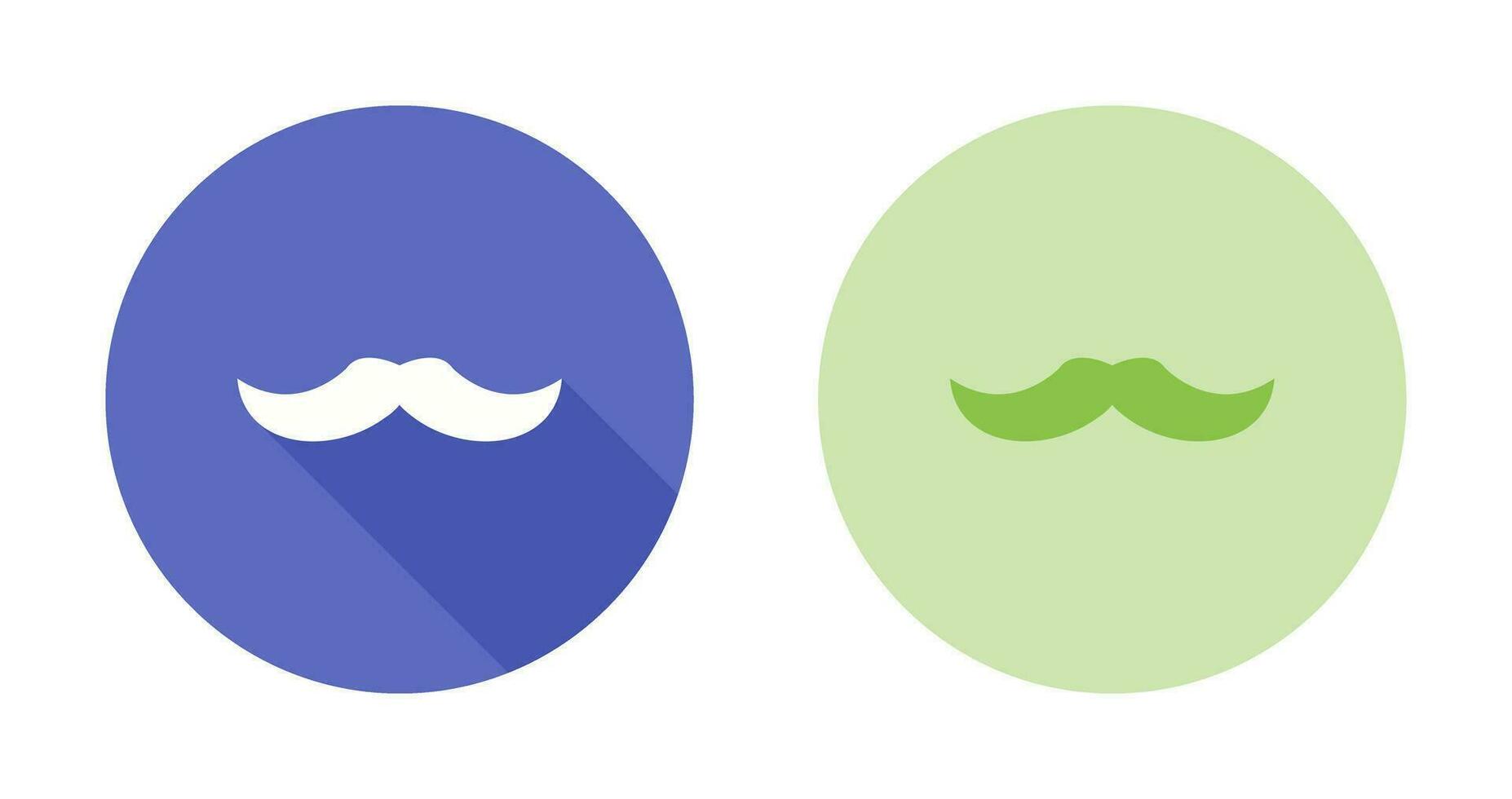 icono de vector de bigote