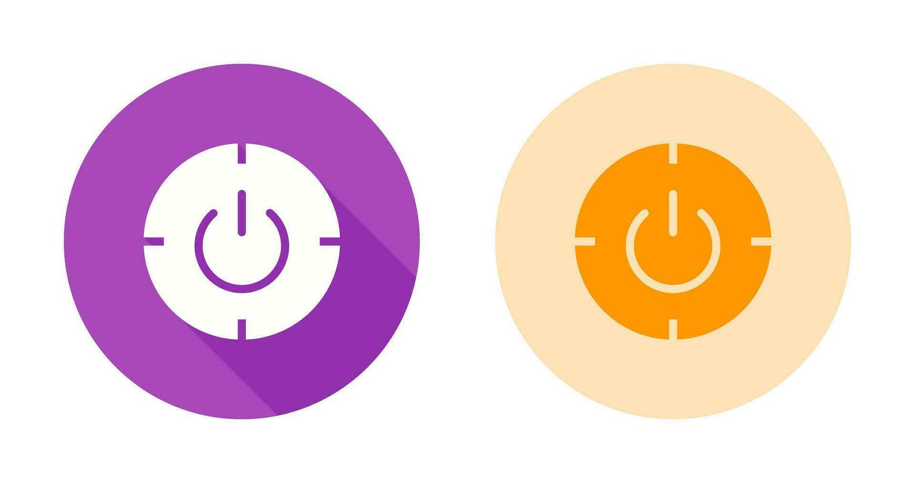 Scheduled power on and off Vector Icon