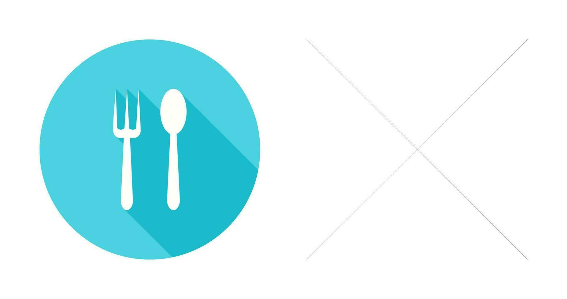 Spoon and Fork Vector Icon