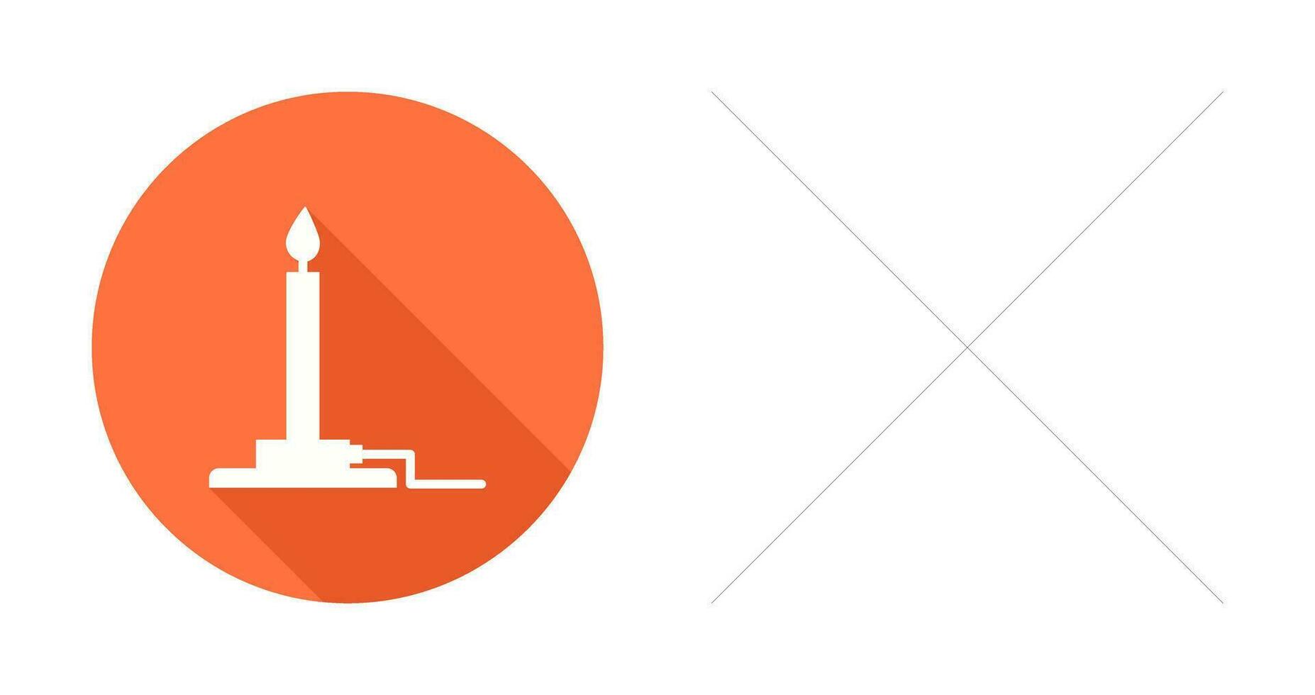 Bunsen Burner Vector Icon