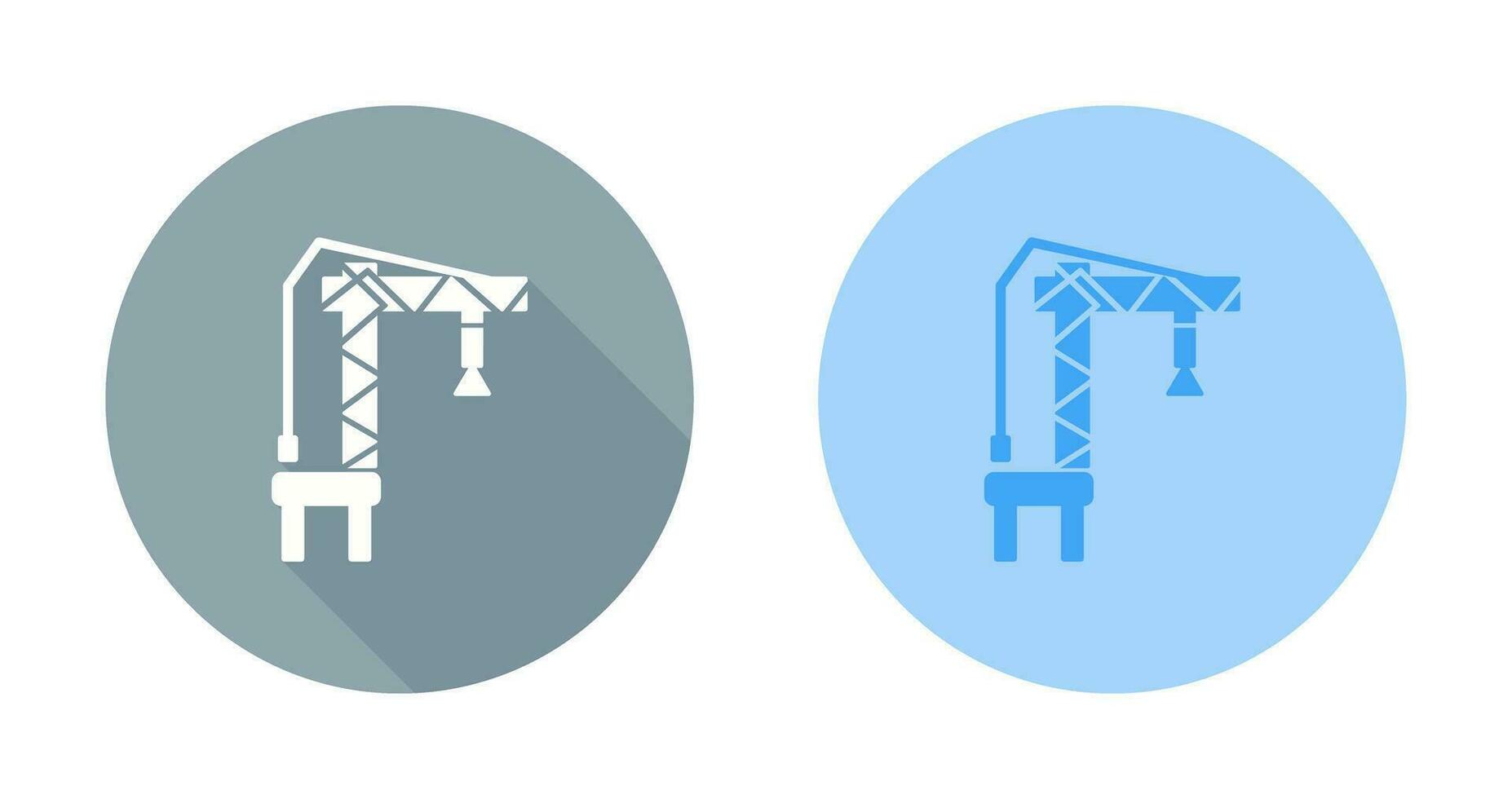 Harbor Crane Vector Icon