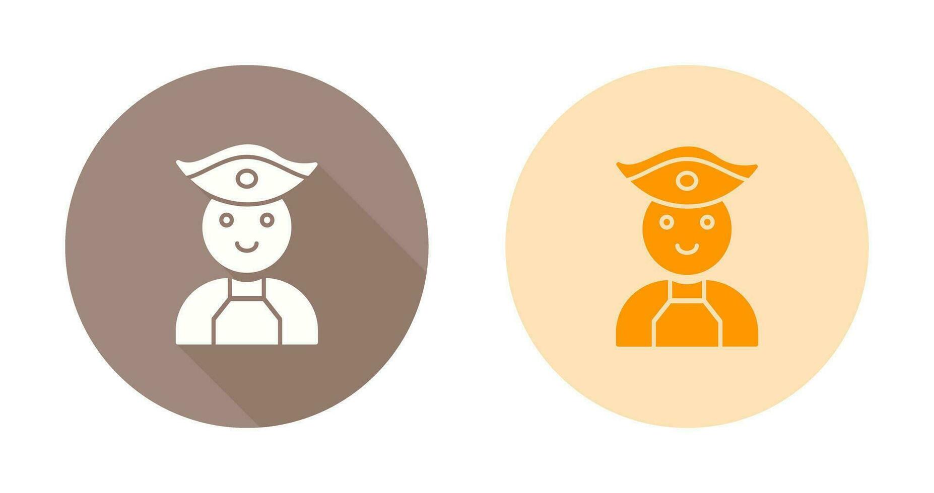 Male Pirate Vector Icon