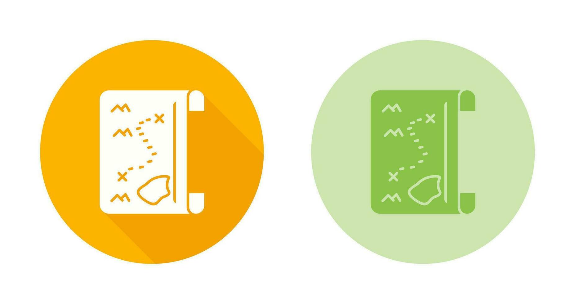 Pirate Map Vector Icon