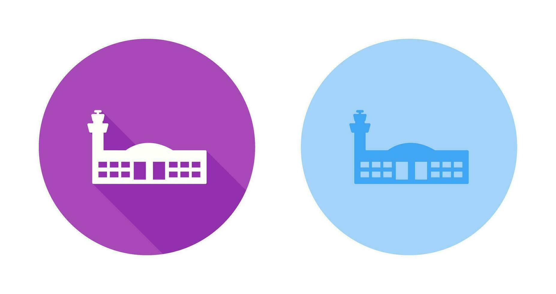 Airport Building Vector Icon