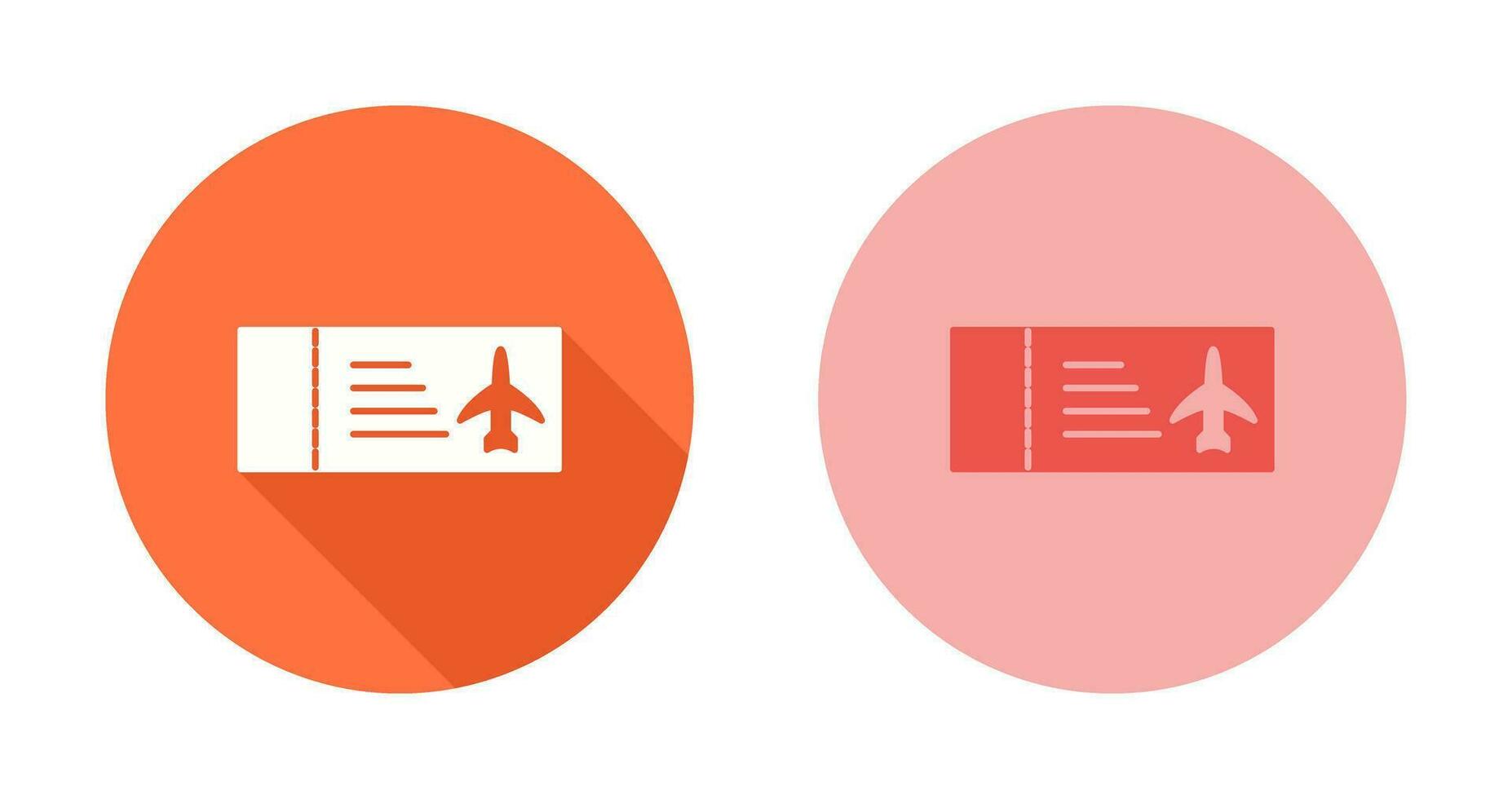 Plane Tickets Vector Icon