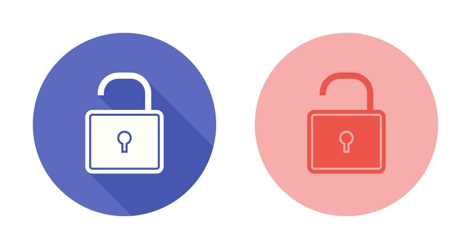 Open Lock Vector Icon Vector Icon